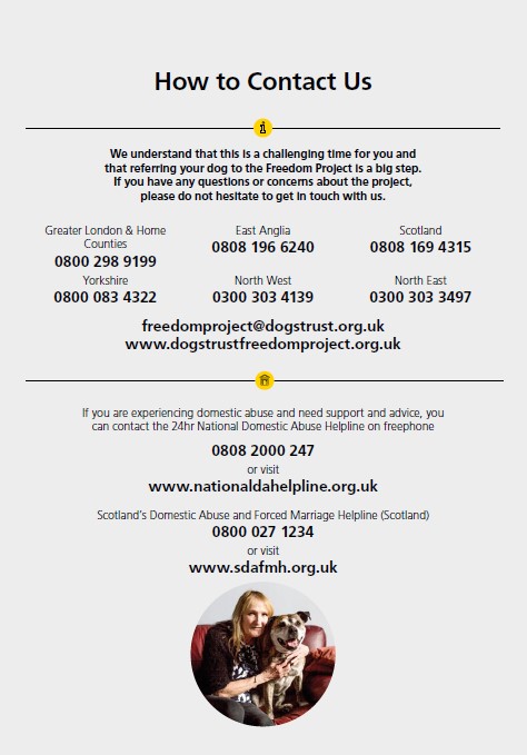 How to Contact Dogs Trust Freedom Project